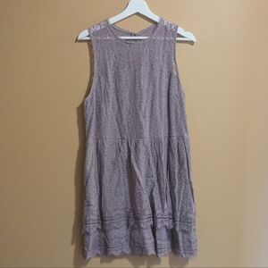 Xhiliration Lavender Lace Dress